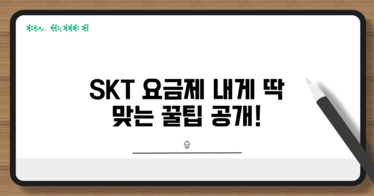 나에게 맞는 SKT 요금제 고르는 꿀팁