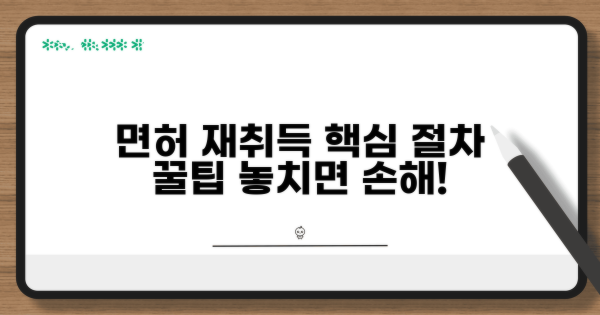 면허 재취득 절차와 주의사항