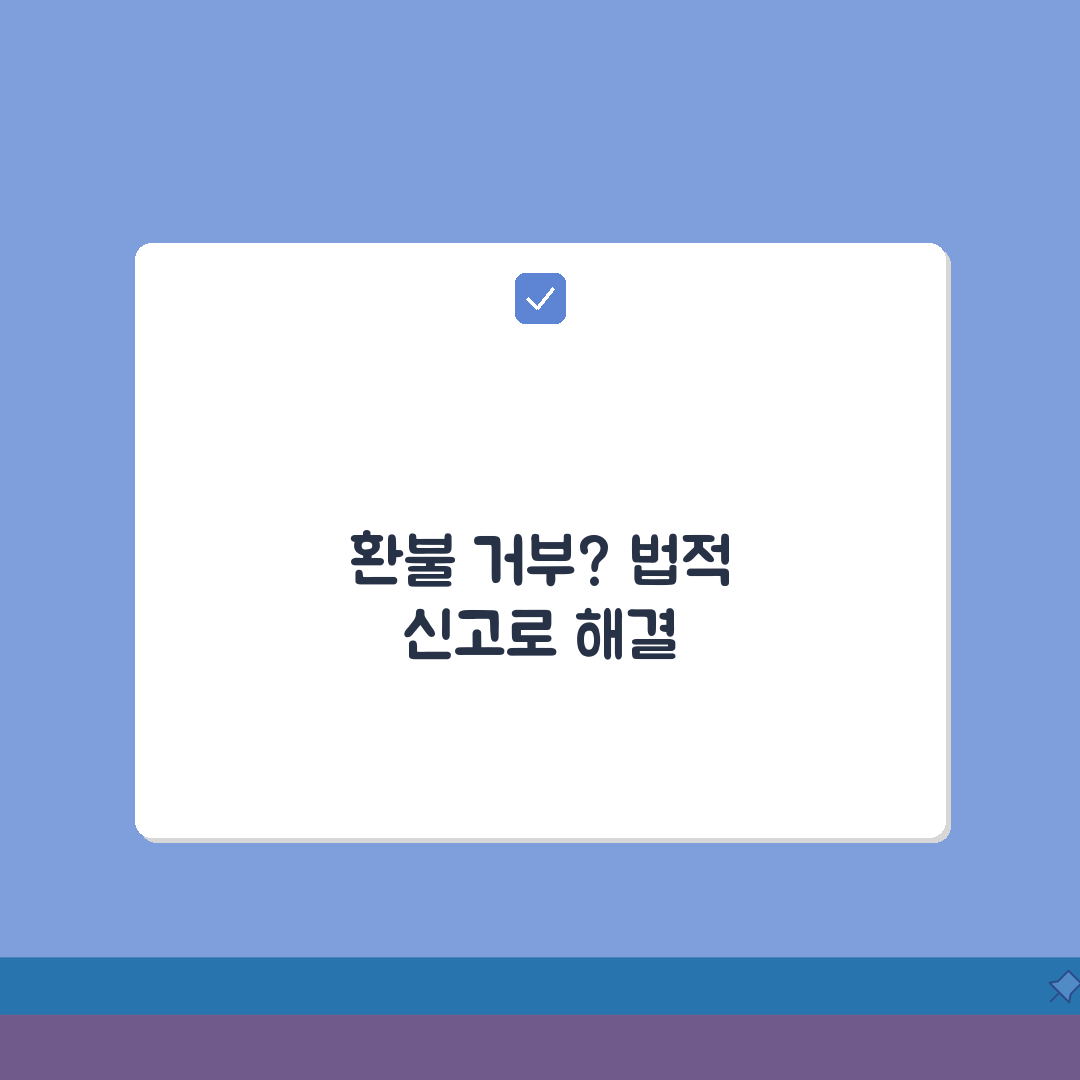 인터넷 쇼핑몰 환불 거부시 | 전자상거래법 위반 신고 효과 완벽가이드: 5가지 핵심 절차